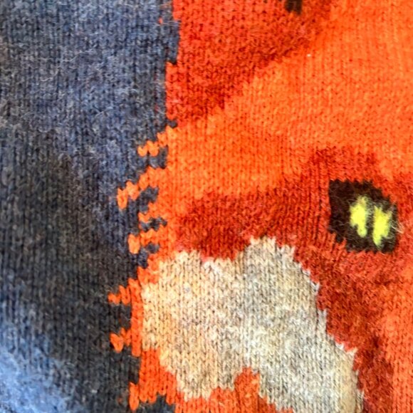 Mini Boden Wool Blend Fox Sweater 9-10 - Picture 5 of 5